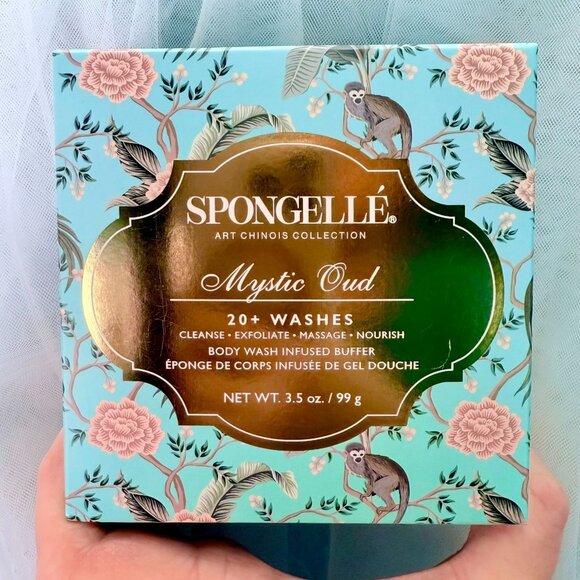 Spongelle Mystic Oud Body Wash Infused Buffer 3.5 Oz 20+ Washes - Picture 2 of 7